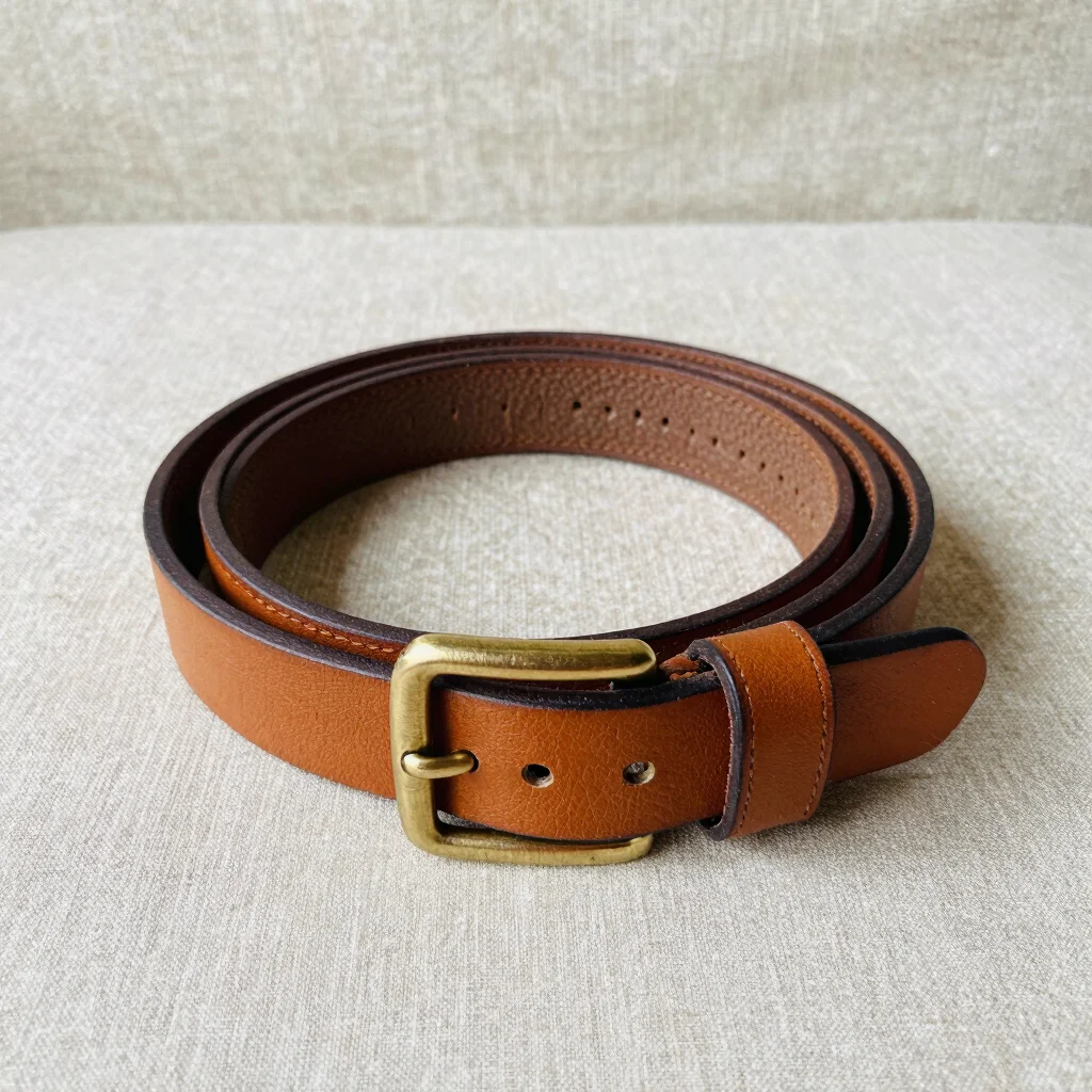 Full-Grain Leather Dress Belt